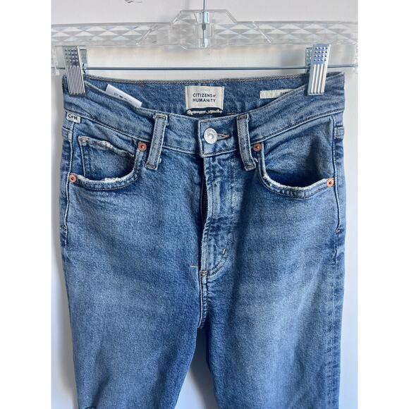 Citizens of Humanity Daphne Crop jeans size 23 - Picture 3 of 11